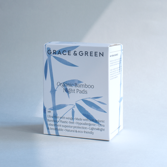 Grace & Green Organic Bamboo Night Pads 有機竹衛生巾-夜用
