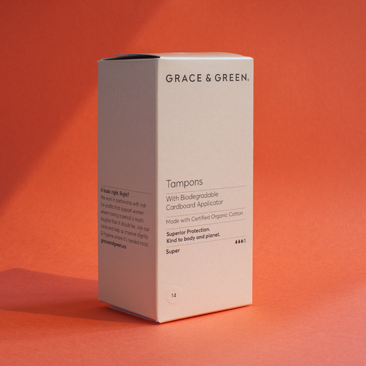 Grace & Green Organic Applicator Tampons Super 有機衛生棉條 - 多量型 