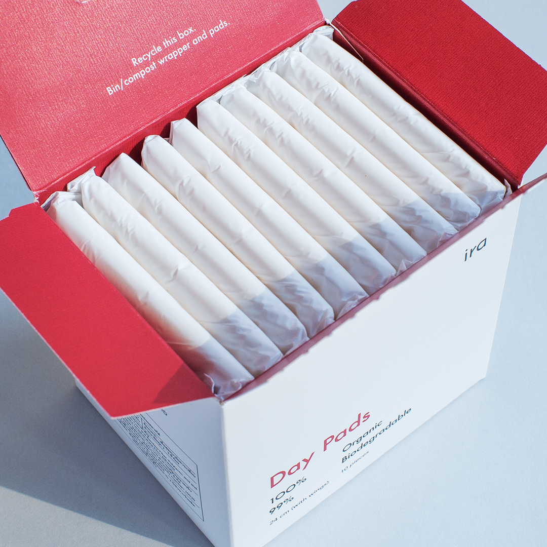 Ira Organic Biodegradable Day Pads 有機可降解衛生巾