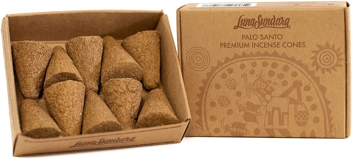 Luna Sundara Premium Palo Santo Incense Cones 天然秘魯聖木